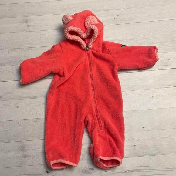 Columbia baby‎ girls fleece bunting 0-3 months - Picture 1 of 9